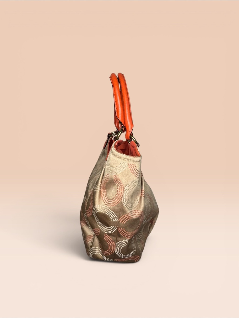 Coach Ashley Orange Tote with Wallet - Picture 10 of 15